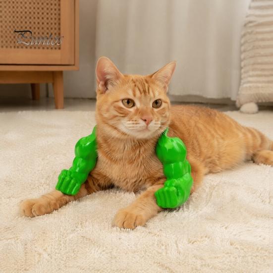 Costume Accessories for Pets Cat Muscle Arms, Hilarious 3D Printed Muscular Pet Shoulder Attachment Feline Cosplay, Fun Photo Props Superhero