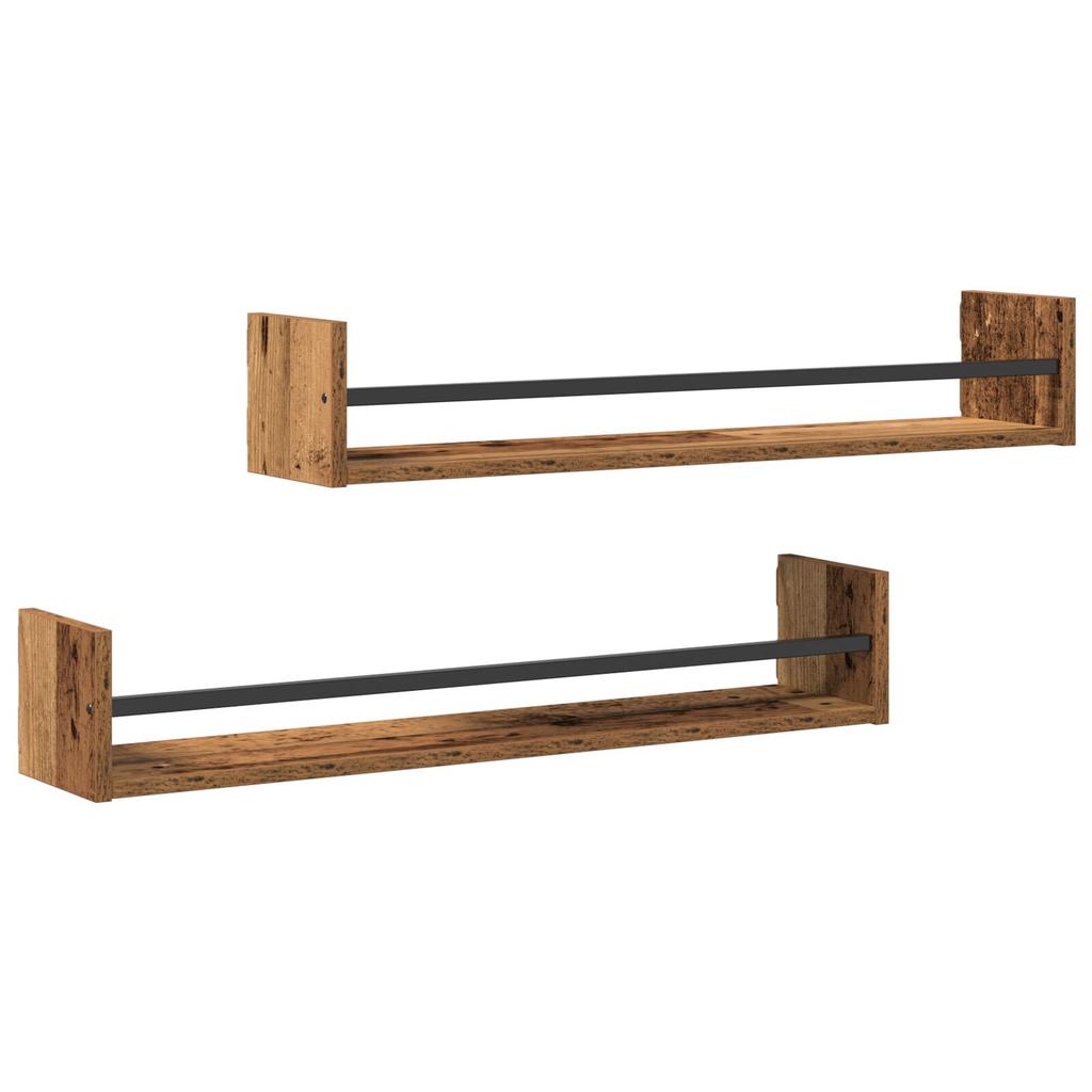 Corner Bookshelf Wall Shelf Set of 2, Book Floating Shelf, Bookshelf, Bedroom Plant Shelf, Living Room, Bathroom, Upright Shelf, 80x16x14 Cm
