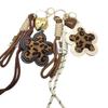 Leopard Flower Pattern Mini Backpack Hanging Handbag Pendant Bag Pendant Bags Accessories