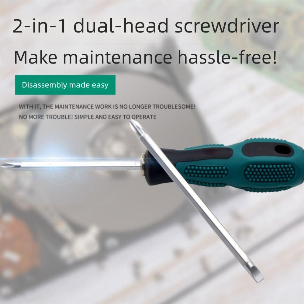 Detachable 2 In 1 Slotted Cross Screwdriver Handle Bolt Driver Screwdrivers  Electrician