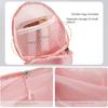 Casual Nylon Cosmetic Bag With Zipper Mesh Storage Pouch Multipurpose Hand-held Mesh Makeup Bags Women