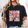 Women's New Fashion Disney Princess Pattern Printed T-shirt Casual Cute Cartoon Women's Shirt Tops