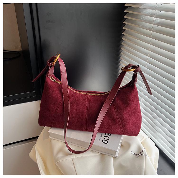 

French Chic Women s Large Capacity Autumn Shoulder Bag червоний