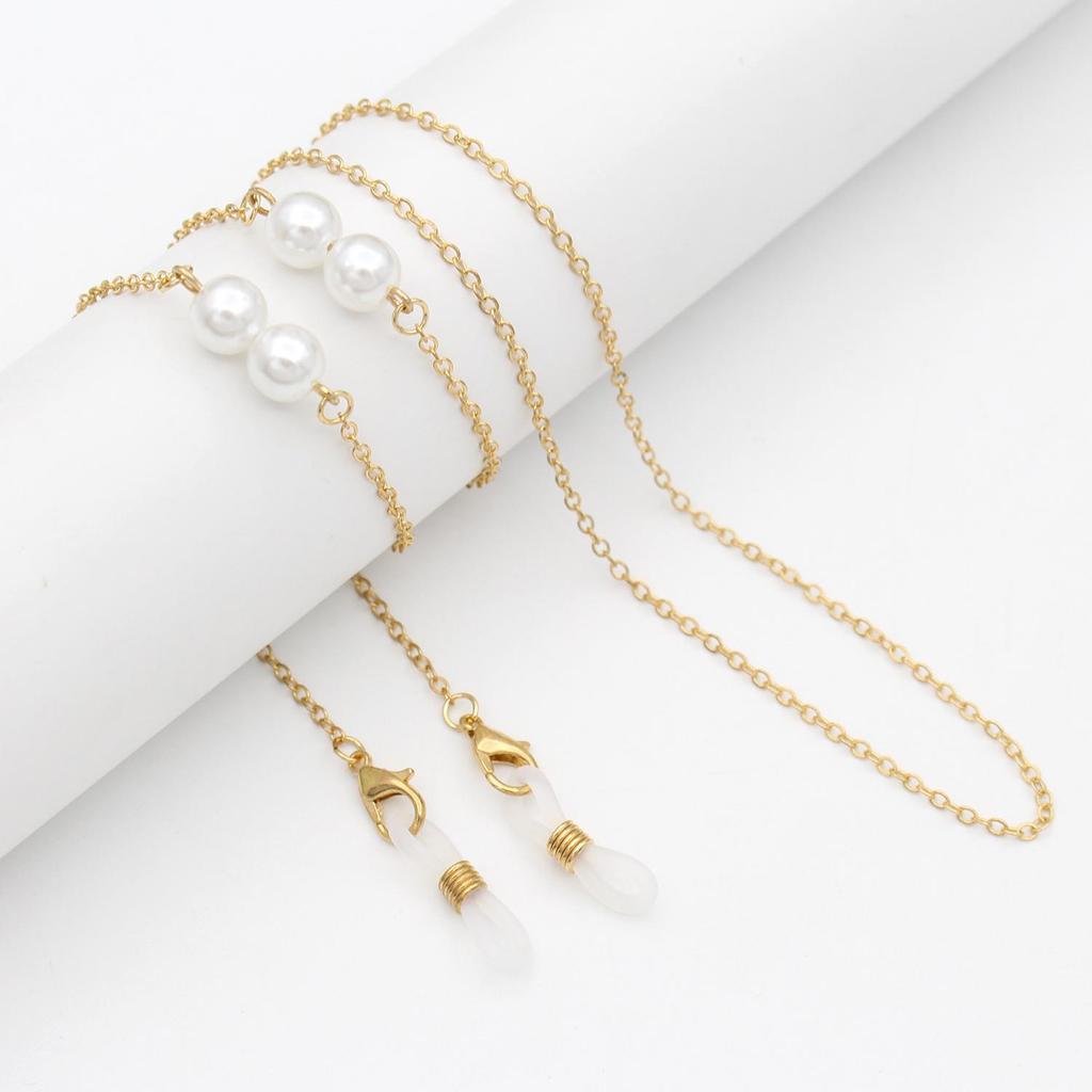 High-End Women's Fashion Sunglasses and Mask Chain Lanyard – European & American Style