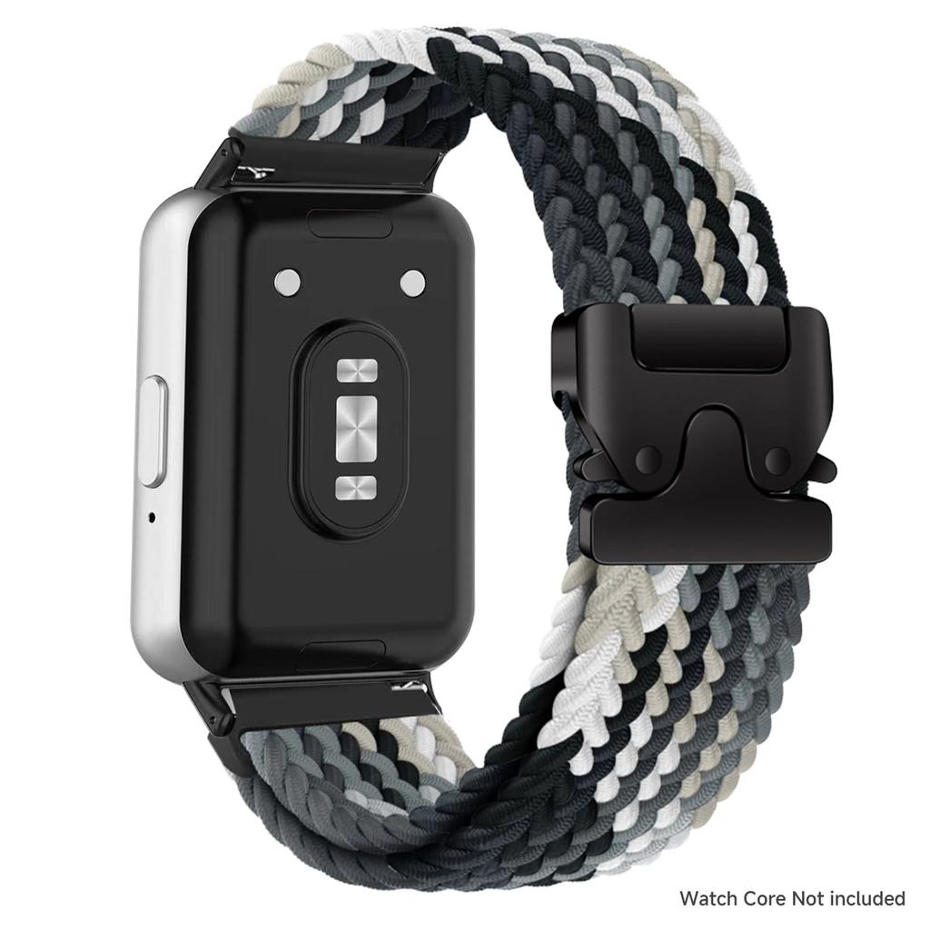 Nylonarmband für Samsung Galaxy Fit 3 Armband Verstellbares geflochtenes Solo-Loop Ersatzarmband für Samsung Fit 3 Uhrenarmband