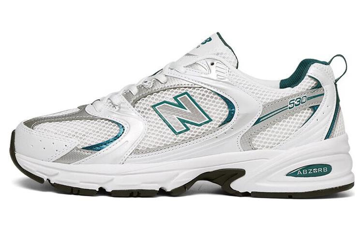 530 New Balance  Белый Серебристый Зеленый  MR530AB 37