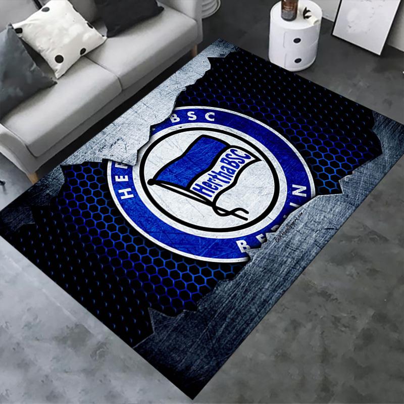 Hertha BSC Carpet Rug for Living Room Bedroom Home Sofa Decoration,Kids play Non-slip Floor Mat