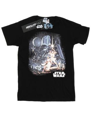 Girls Retro Montage Cotton T-Shirt