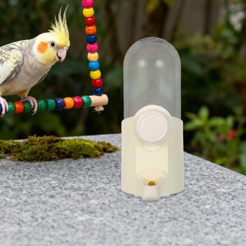 Automatic Bird Water Dispenser for Parrot Cockatiel Finch Cage 250Ml Leakproof Waterer Fountain Feeder for Small