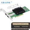 EB-LINK 10G Dual-Port SFP+ PCIe X4 Fiber Network Card