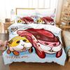 Pui Pui Molcar Bedding Set Single Twin Full Queen King Size Bed Set Adult Kid Bedroom Duvet Cover Sets 3D Anime Bed Sheet Set