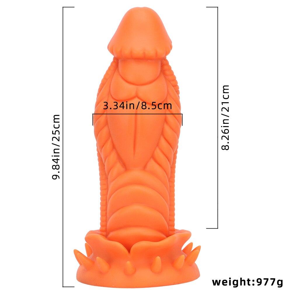 Silicone Soft Anal Dilator Shaped Anal Plug Dildo Adult Sex Toy Realistic Dick Fisting Strap On Cock Dragon Penis BDSM