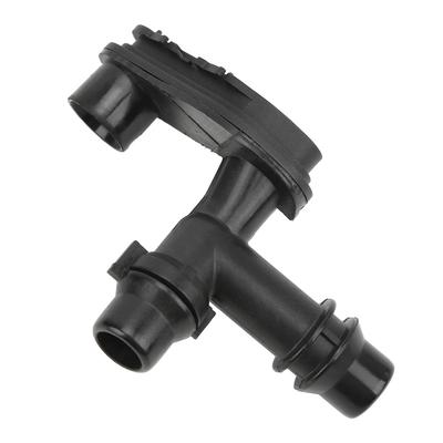Conector da Mangueira de Água do Líquido de Arrefecimento do Radiador 17111707817 ABS Preto Substituição para E46 Série 3
