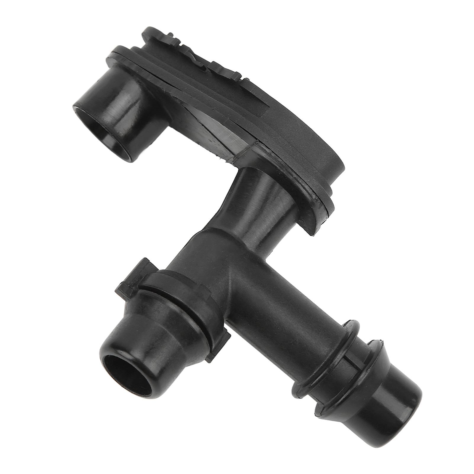 Radiator Coolant Water Hose Connector 17111707817 ABS Black Replacement for E46 3 Series