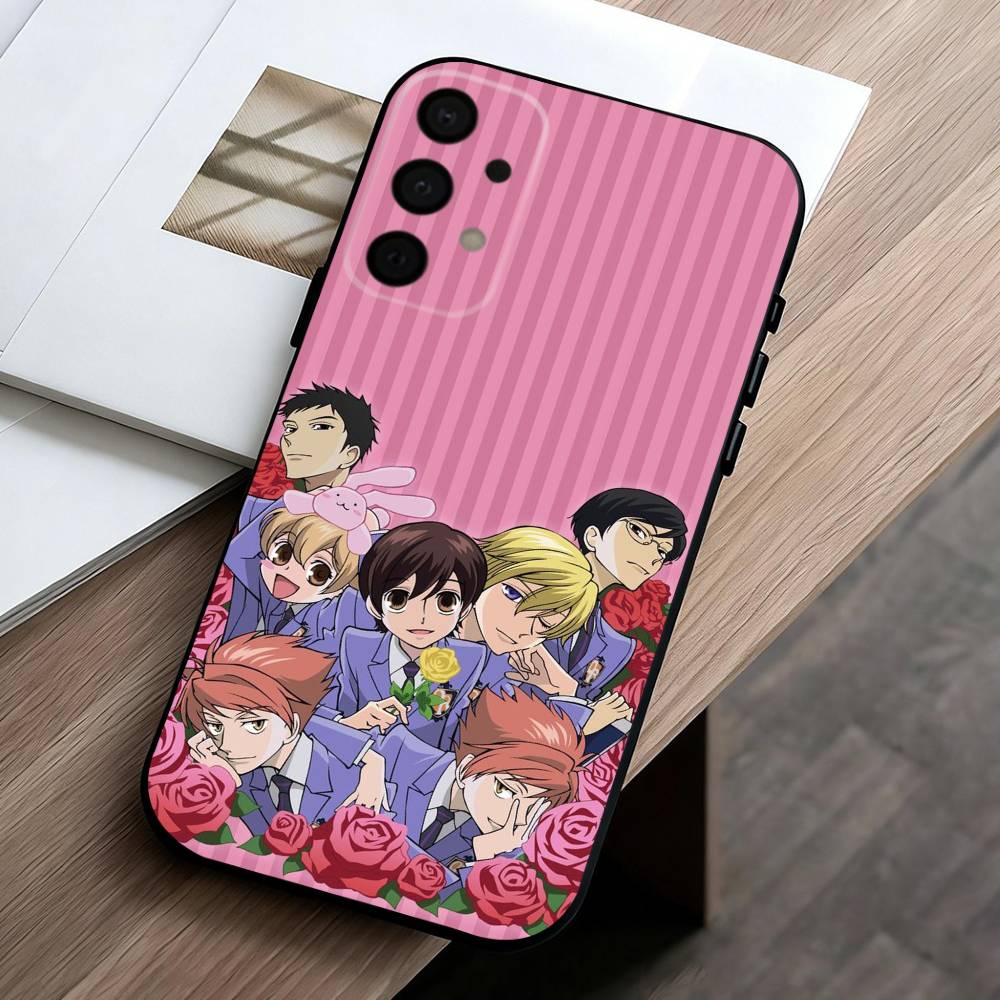 O-Ouran High School host Club phone Case For Samsung Galaxy A73,A72,A71,A70,A53,A52,A51,Others Soft Black Shell