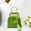 Chinese Style Embroidered Handbag Retro Pearl Crossbody Bag Hanfu Qipao National Shoulder Purse for Women Wedding Evening
