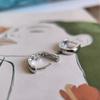 Silver Earrings Without Stones (2187370)