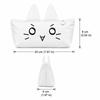 Large Capacity Pencil Case Cat Ear Design Pencil Pouch Portable Stationery Storage Bag  Students