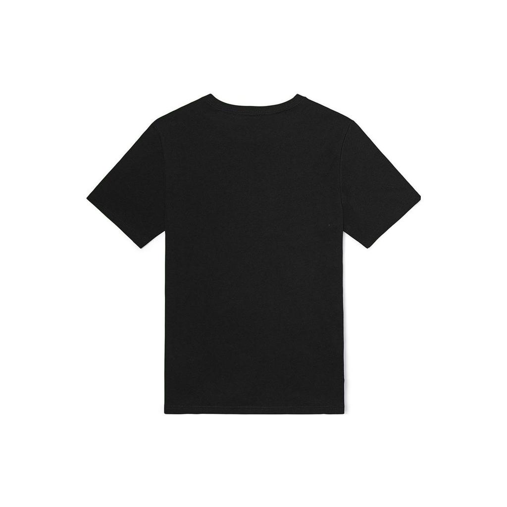 Vans Ss22 Logo Print Crew Neck Short Sleeve T-Shirt Unisex Tops Black VN0A7TRTBLK