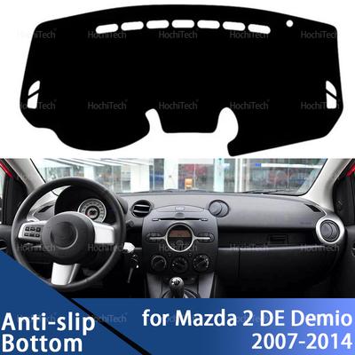 Dashboard Cover for Mazda 2 Mazda2 DE Demio 2007-2014 Car Dashboard Cover Avoid Light Pad Instrument Panel Mat Case Carpets