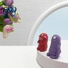 Creative Office Decoration Cute Ugly Mud Figure Desktop Decoration, Funny Resin Cartoon Personality Decor Statue, Hand-Painted Tabletop Sculpture for