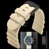 22 24mm Matte Knobby Texture Silicone Watchband for Luminox 3501 8831 3749 3741 Men's Diving Sports Bracelet Replace Wristbands