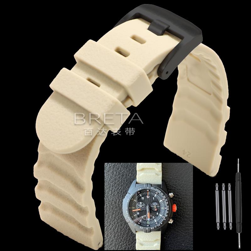 22 24mm Matte Knobby Texture Silicone Watchband for Luminox 3501 8831 3749 3741 Men's Diving Sports Bracelet Replace Wristbands