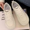 Leather soft-soled little white shoes women's spring new college style versatile ugly cute board shoes casual sports shoes