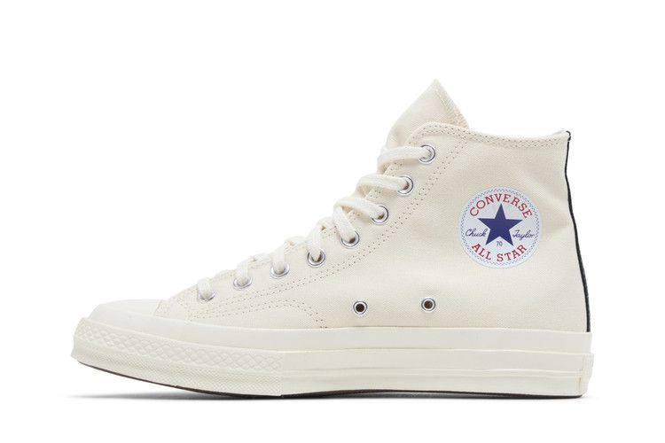Men's Comme des Garçons Play x Converse Chuck 70 High 'Milk' 2023
