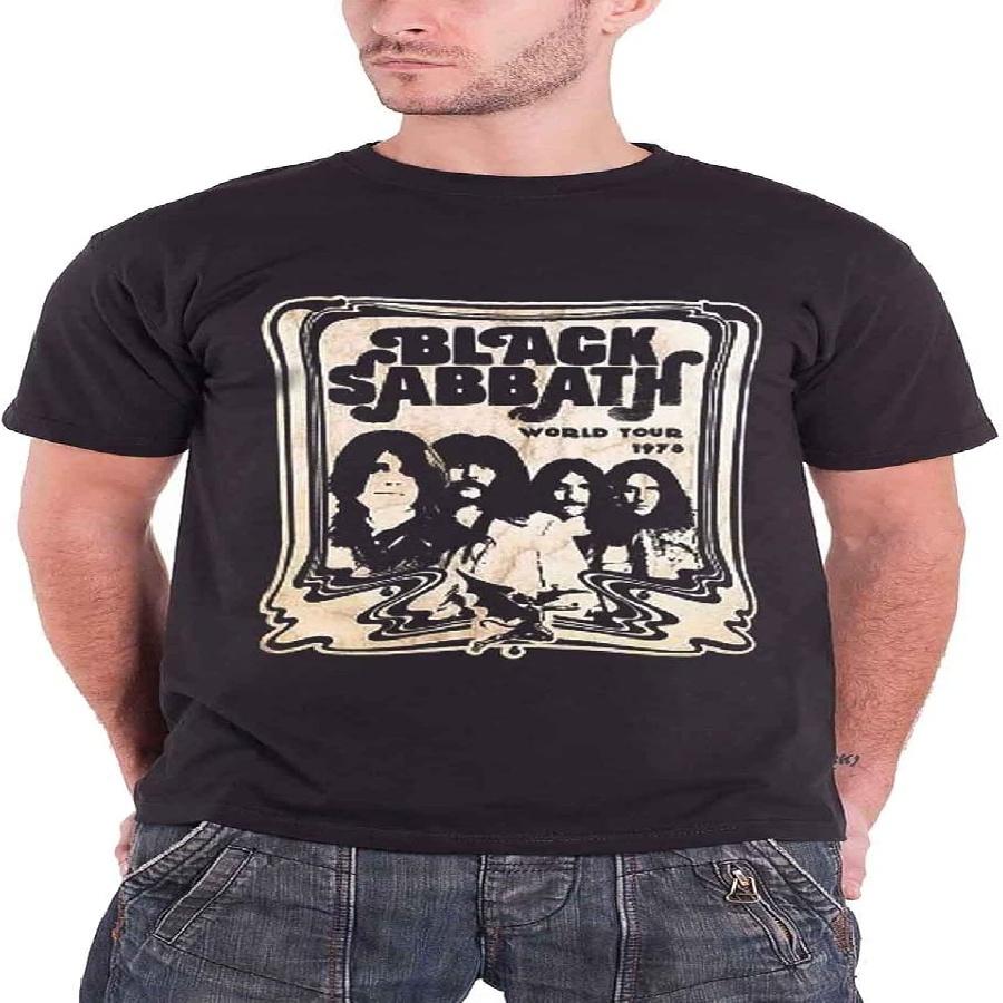 Black Sabbath Мировой Тур 78 Групповое Фото Официальная Мужская Черная Футболка XXXXXL чёрный