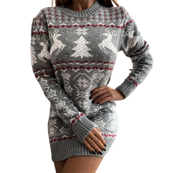 plus size snowflake sweater