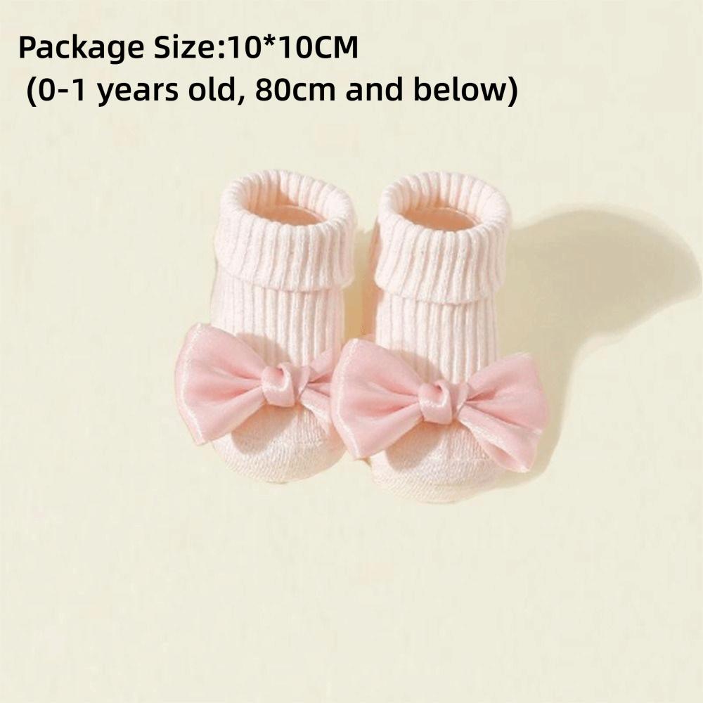 1 Paie Soft Cotton Blend Baby Floor Sock Breathable Fabric Anti-Slip Sock  Indoor Home