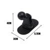 Car Dashboard Phone Holder Base Universal for Auto Cellphone Stand 360 Degree Rotating Base 17mm Ball Head Sticker Base