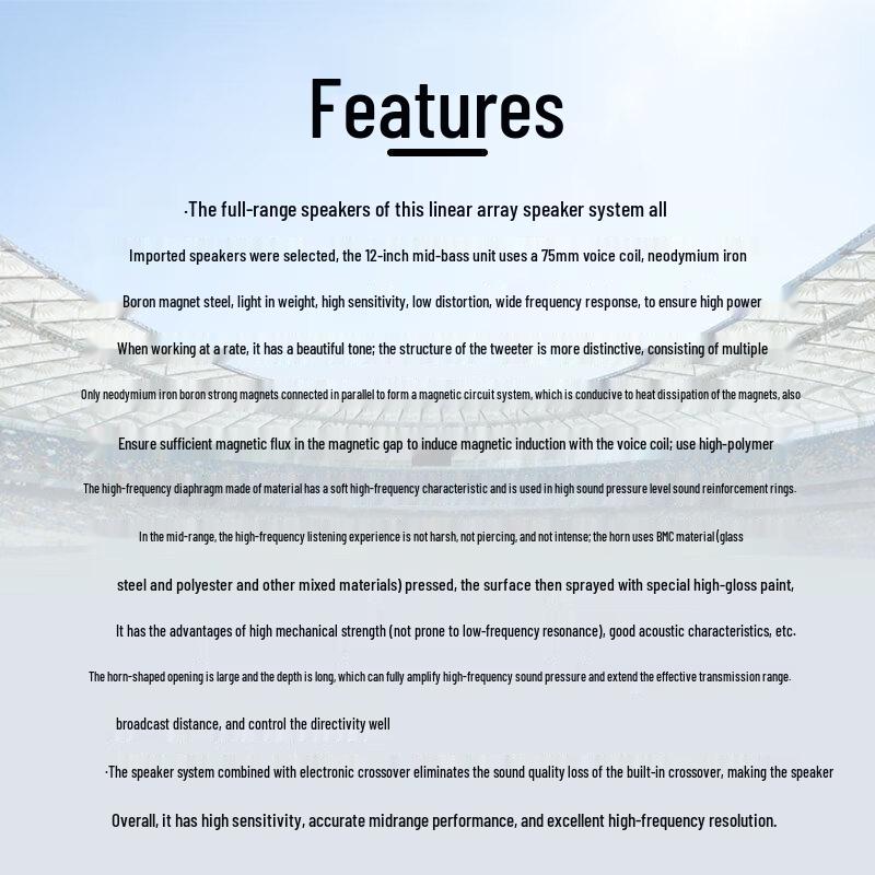 TAKSTAR ELA Series Linear Array Full-range Speaker