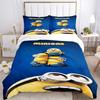 Minions Adventure Begins Print 3Pcs Bedding Setduvet Cover With 2 Bedropillowcase Home Birthday Gift