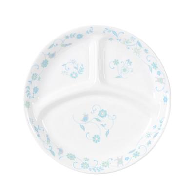 OGISO Sarasa Blue Lunch Plate (Dishwasher and Microwave Safe), Sarasa Blue, Medium, 17261320B100