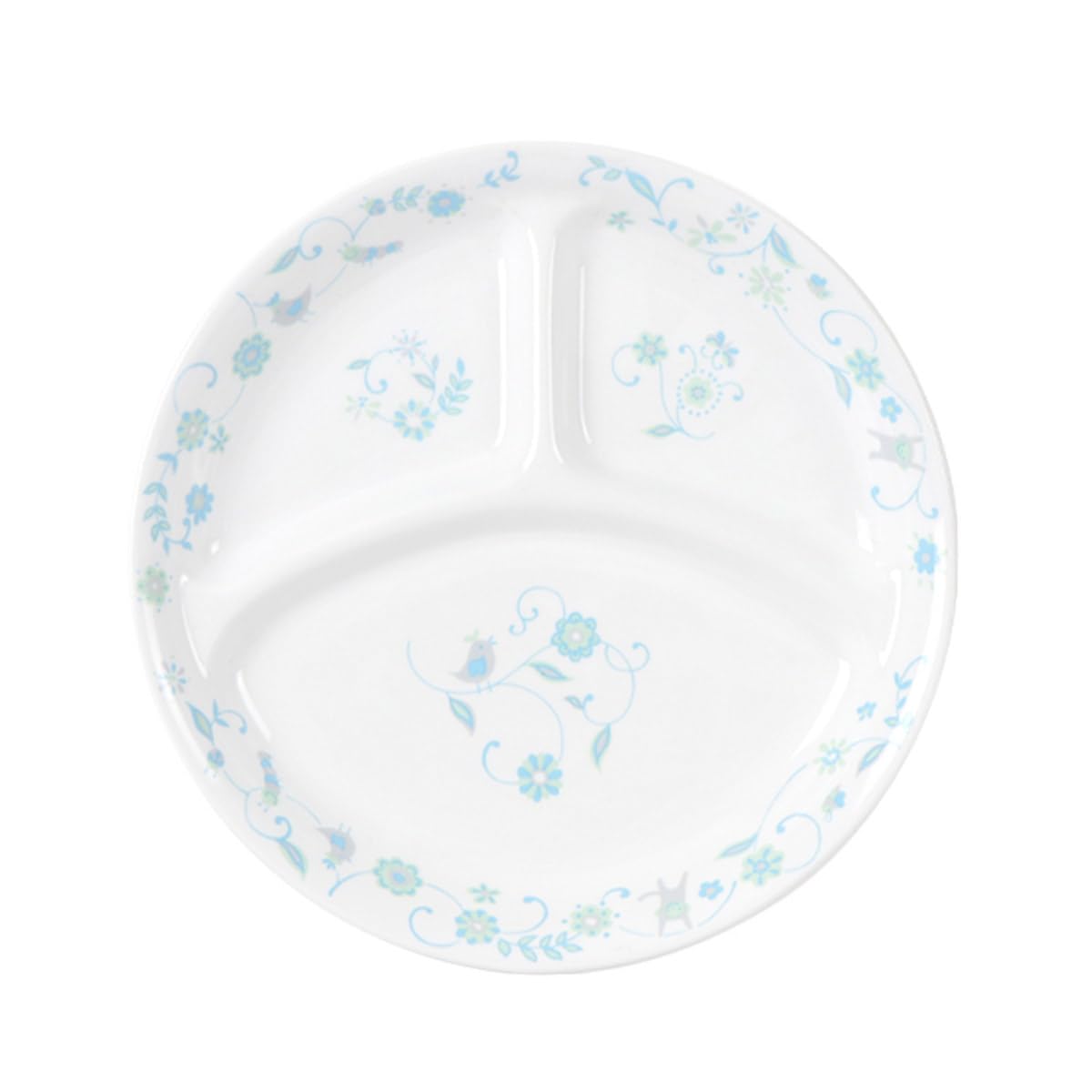 

OGISO Sarasa Blue Lunch Plate (Dishwasher and Microwave Safe), Sarasa Blue, Medium, 17261320B100