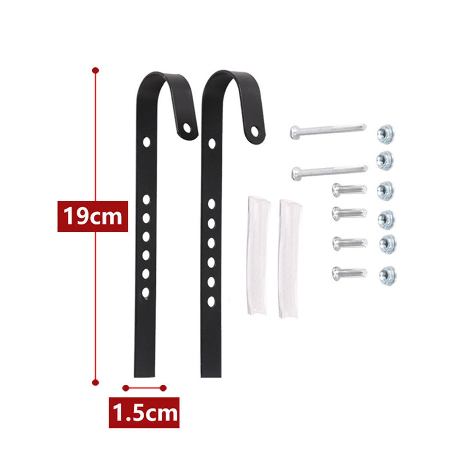 Велосипедный передний крючок для корзины, многофункциональный, регулируемый по высоте, съемный, металлический, быстросъемный крючок