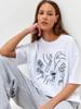 Oversized Graphic Cotton T-Shirt Basic