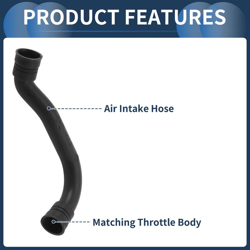 X Autohaux Engine Air Intake Hose for Mercedes Benz Air Cleaner Intake Hose No.2710901629XB