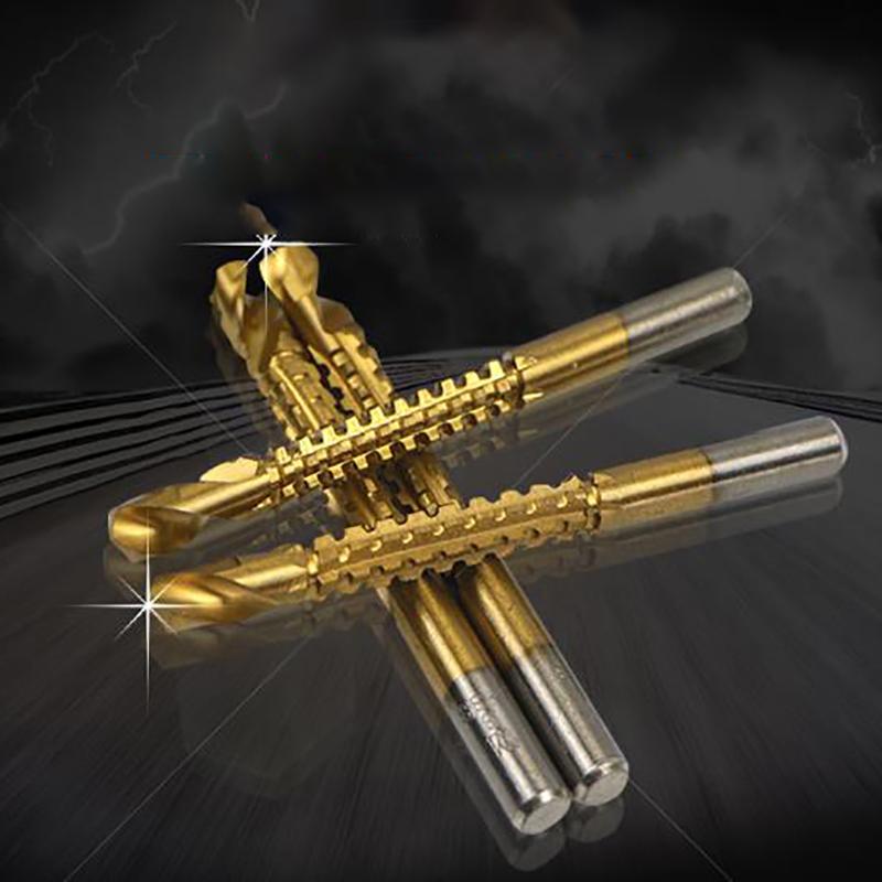 6Pcs Cobalt Left Hand Drill Bit Set Screw Metric Composite Tap Drill Bit Tap