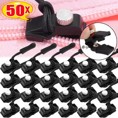1/50 buc Kituri Universale de Reparare Fermoare Cap de Fermoar Detașabil Fermoare de Înlocuire Glisoare Tracțiuni DIY Geantă Haine Accesorii de Cusut