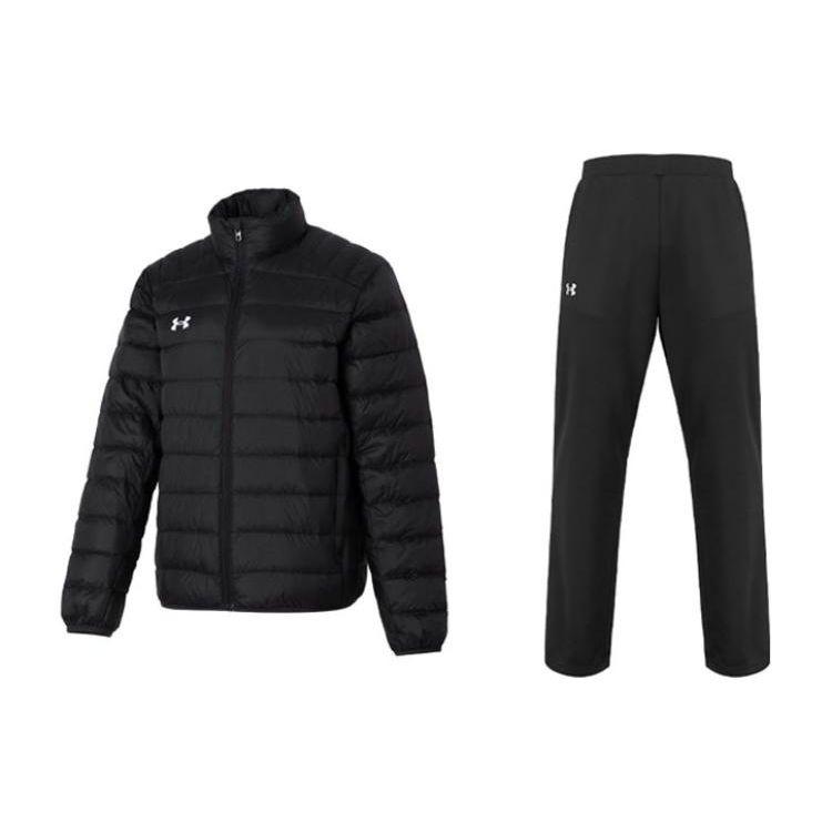 

Under Armour Solid Color Stand Collar Windproof Casual Sports Suit Unisex 23600804-001+21500737-001 4XL