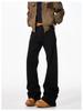 Paris Youth Bootcut Scimitar Jeans: Men's Autumn/Winter Loose-Fit Micro-Flare Straight Leg Pants