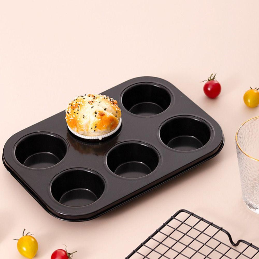 5PCS Heat-resistant Complete Baking Tray Kit Carbon Steel Cake Mold Convenient Baking Pan Set Pizza