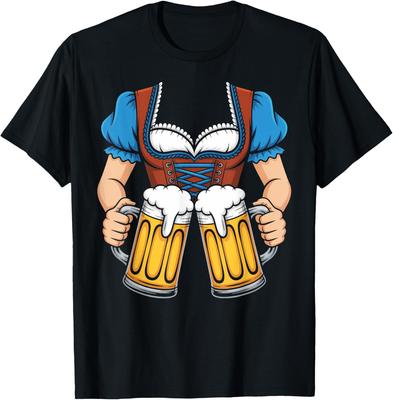 Oktoberfest Barmaid Dirndl Beer Mug Bavarian Party Women TShirt Fashion Casual Cotton Graphic T Shirts Streetwear Tops Tee