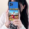 The Flintsto nes Cartoon Phone Case For IPhone 17 Air 16 15 14 Plus 13 12 Mini 11 Pro Max Black Cover