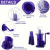 1pc Manual Hand Crank Knitting Loom 3-Needle Portable Craft Tool for DIY Bracelets, Gloves & Accessories Knit Accessories And Supplies Crafting Tool,