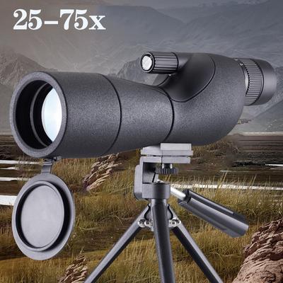 Monokulární dalekohled s dlouhým dosahem 25-75x zoom Vodotěsný dalekohled pro cestování s pozorováním ptáků