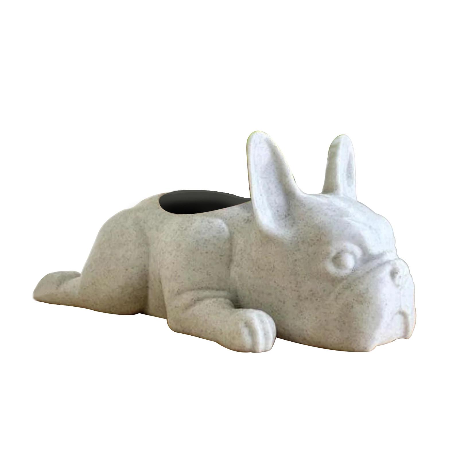 

(ХЧЖ)Искусственные суккуленты для щенков в горшке со смолой в горшке для щенков для декора дома и офиса One Size